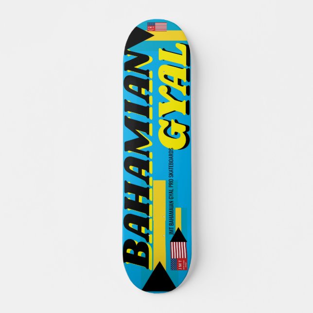 BAHAMIAN GYAL JMT 7 3/4" Skateboard Deck (Vorne)