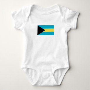 Bahamianische Flagge Baby Strampler
