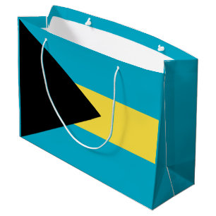 Bahamianische Flagge Große Geschenktüte