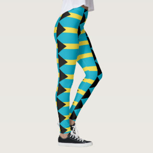 bahamianische Flagge Leggings