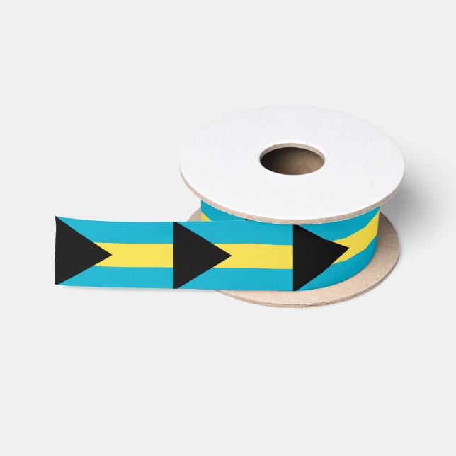 Bahamianische Flagge Satinband (Spule)