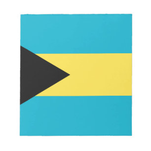 Bahamische Flagge Notizblock