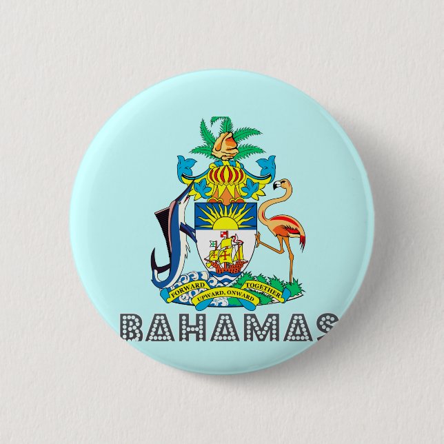 Bahamisches Emblem Button (Vorderseite)