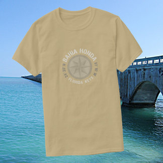 Bahia Honda Florida Keys nautische Breite T-Shirt