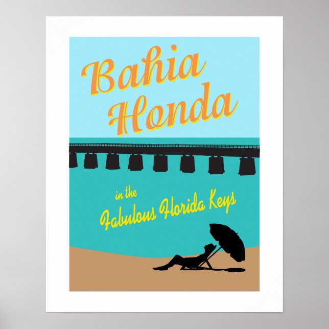 Bahia Honda Florida Keys Poster (Vorne)