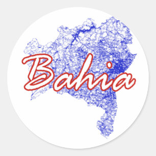 Bahia Runder Aufkleber