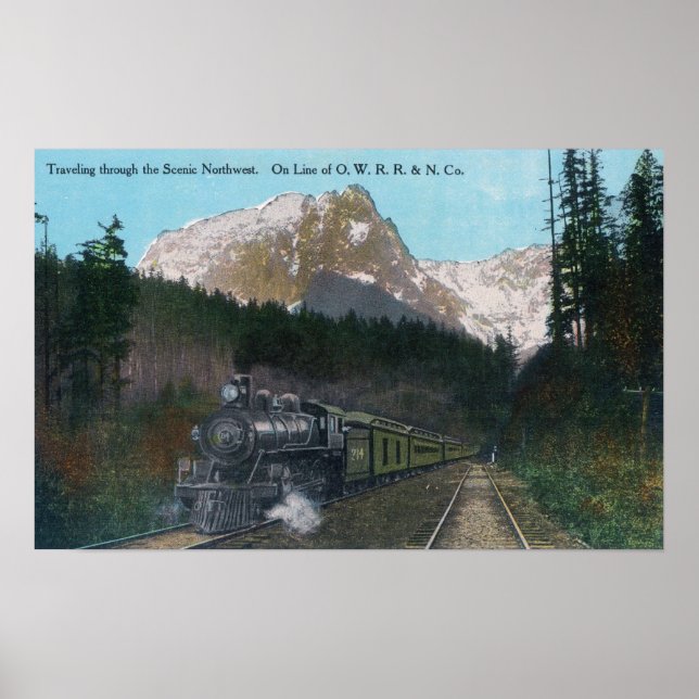 Bahn durch den Nordwesten Poster (Vorne)