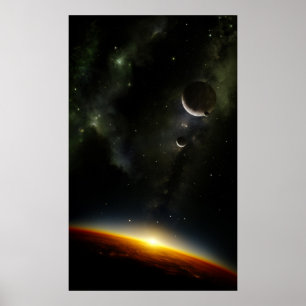 Bahn eines alienplaneten poster
