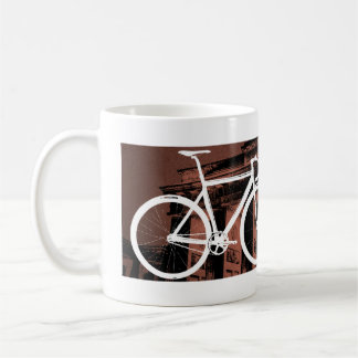 Bahn-Fahrrad-Berlin-Bronze Kaffeetasse