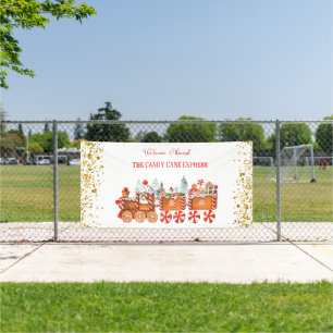 Bahnbanner im Freien Banner