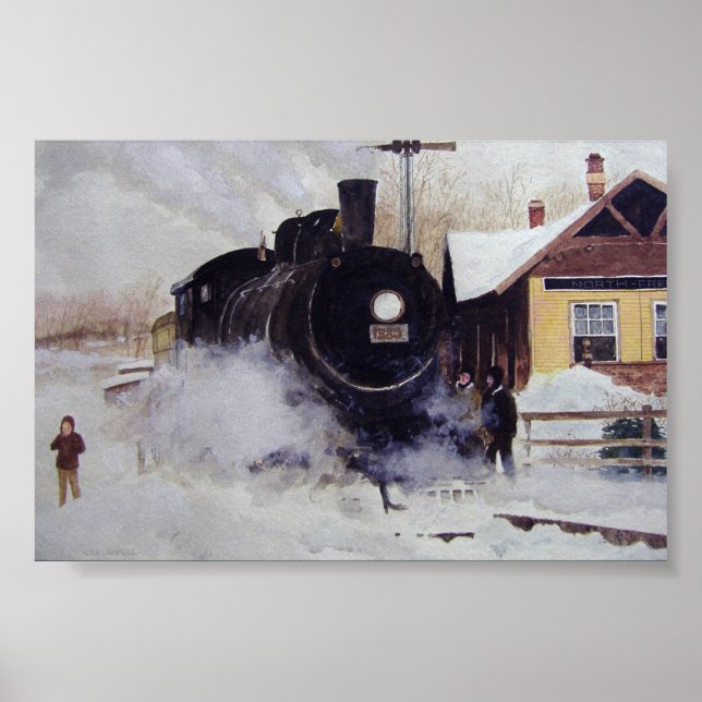 Bahndepot für Nordfreiheit - Plakat (Vorne)