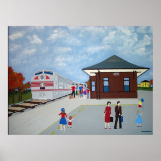 Bahnhof Alton Poster