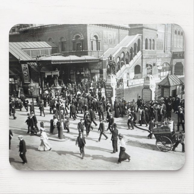 Bahnhof Broad Streets, London, c.1890 Mousepad (Vorne)