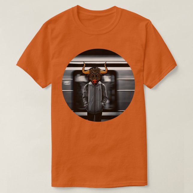 Bahnhof Bull T-Shirt (Design vorne)