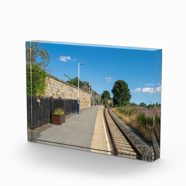 Bahnhof Castleton Moor Fotoblock (Rechts)