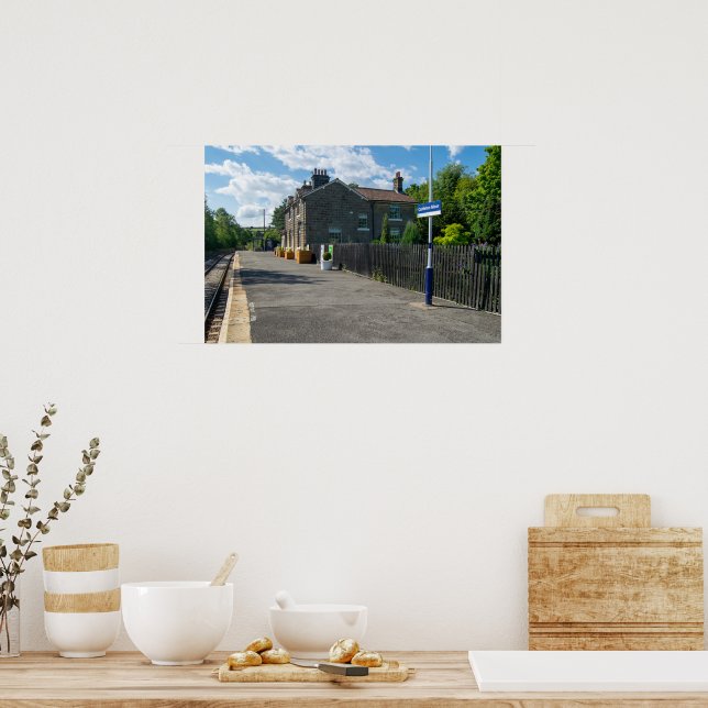 Bahnhof Castleton Moor Poster (Küche)