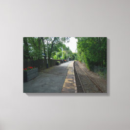 Bahnhof Colne, Lancashire Leinwanddruck