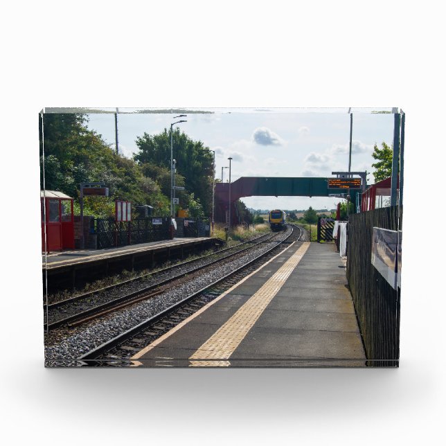 Bahnhof Cottingley, Leeds Fotoblock (Vorderseite)