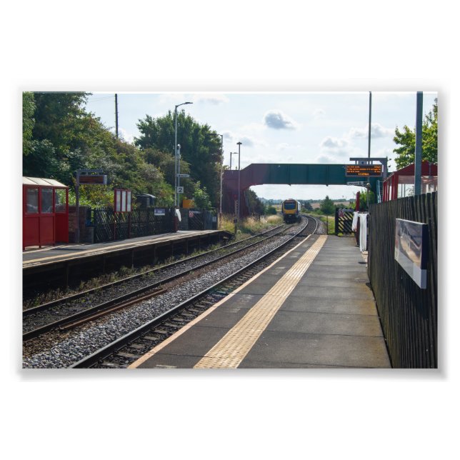 Bahnhof Cottingley, Leeds Fotodruck (Vorne)