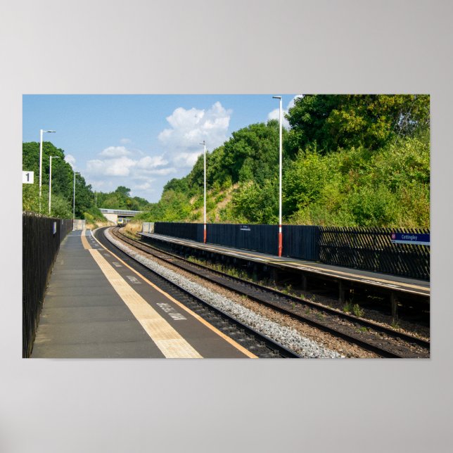 Bahnhof Cottingley, Leeds Poster (Vorne)