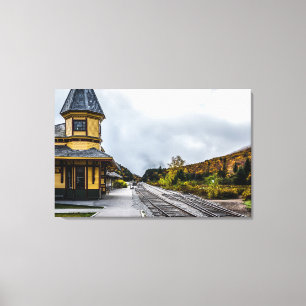 Bahnhof Crawford Notch Leinwanddruck
