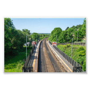 Bahnhof Dachtton, Huddersfield Fotodruck