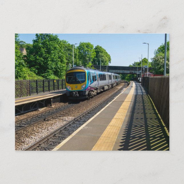 Bahnhof Dachtton, Huddersfield Postkarte (Vorderseite)