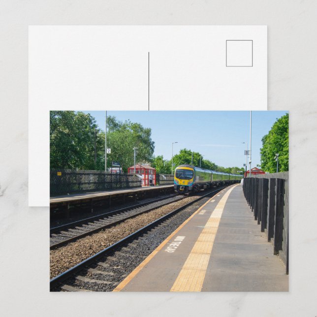 Bahnhof Dachtton, Huddersfield Postkarte (Vorne/Hinten)