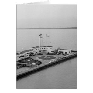 Bahnhof der Küstenwache auf der Insel Whiskey