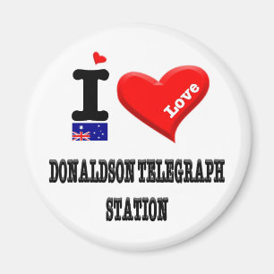 Bahnhof DONALDSON TELEGRAPH - I Liebe Magnet