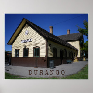 Bahnhof Durango & Silverton Train Station Durango  Poster