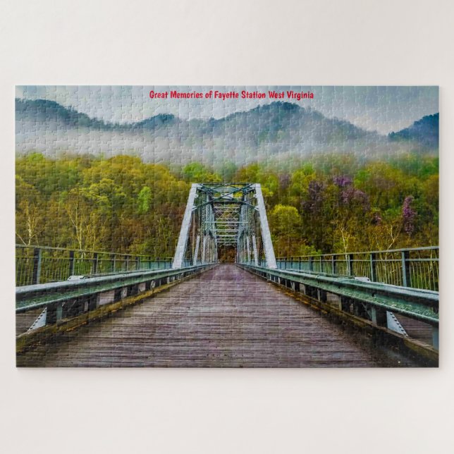 Bahnhof Fayette West Virginia. Jigsaw Puzzle (Horizontal)