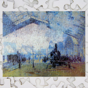 Bahnhof Gare Saint-Lazare von Claude Monet