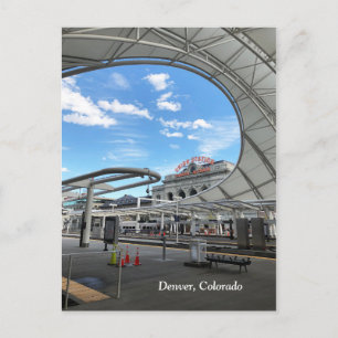 Bahnhof Gewerkschaft Denver, Colorado Postkarte