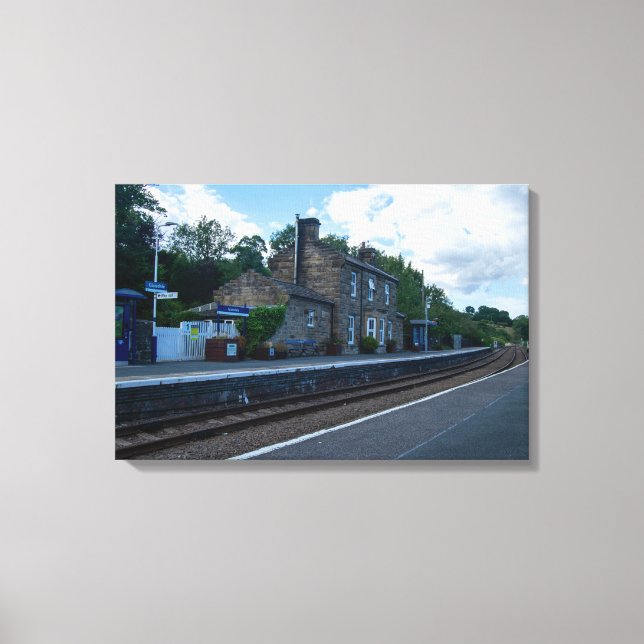 Bahnhof Glaisdale Leinwanddruck (Vorderseite)