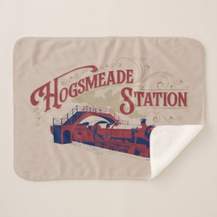 Bahnhof HOGSMEADE Vintage-Grafik Sherpadecke