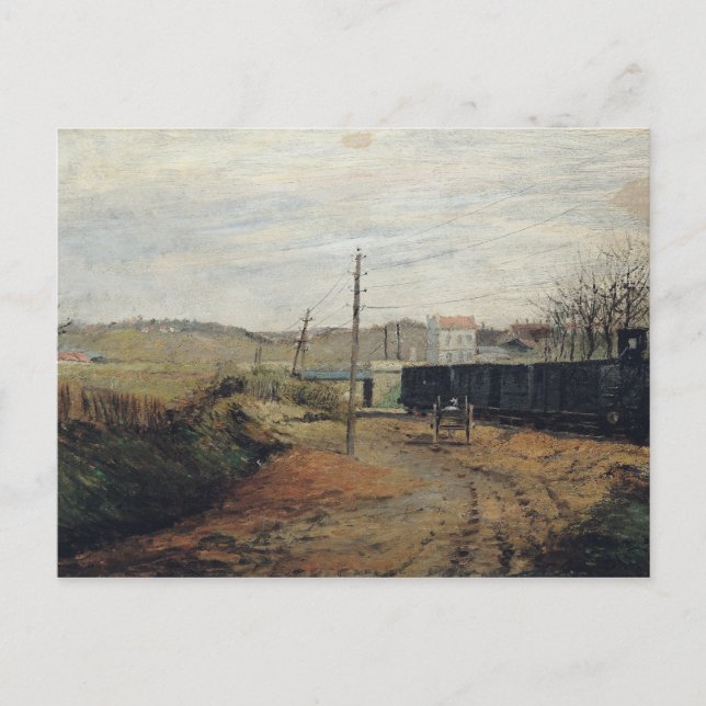 Bahnhof in Argenteuil Postkarte (Vorderseite)