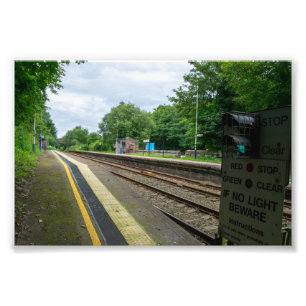 Bahnhof Ince and Elton Fotodruck