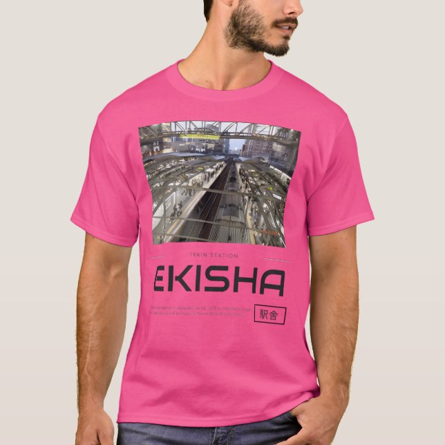 Bahnhof Japan T-Shirt (Vorderseite)