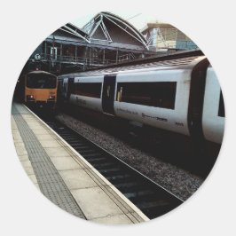 Bahnhof Leeds Runder Aufkleber