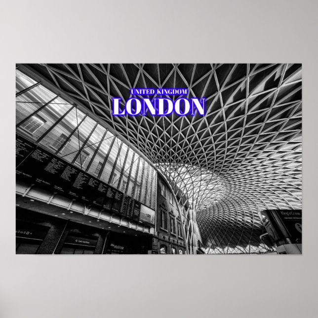 Bahnhof London Kings Cross Station St. Pankreas Poster (Vorne)