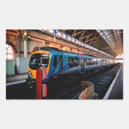 Bahnhof Manchester Rechteckiger Aufkleber