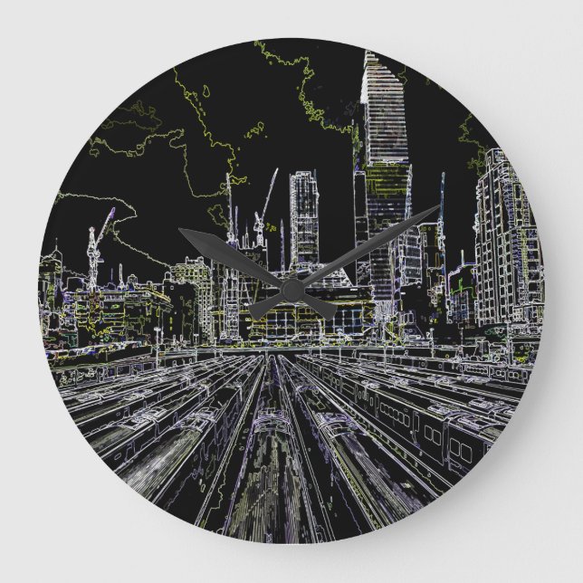 Bahnhof Manhattan Große Wanduhr (Vorderseite)