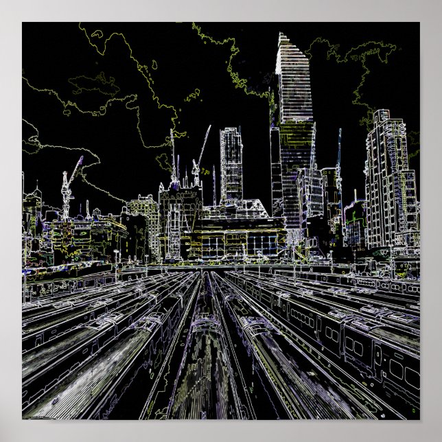 Bahnhof Manhattan Poster (Vorne)