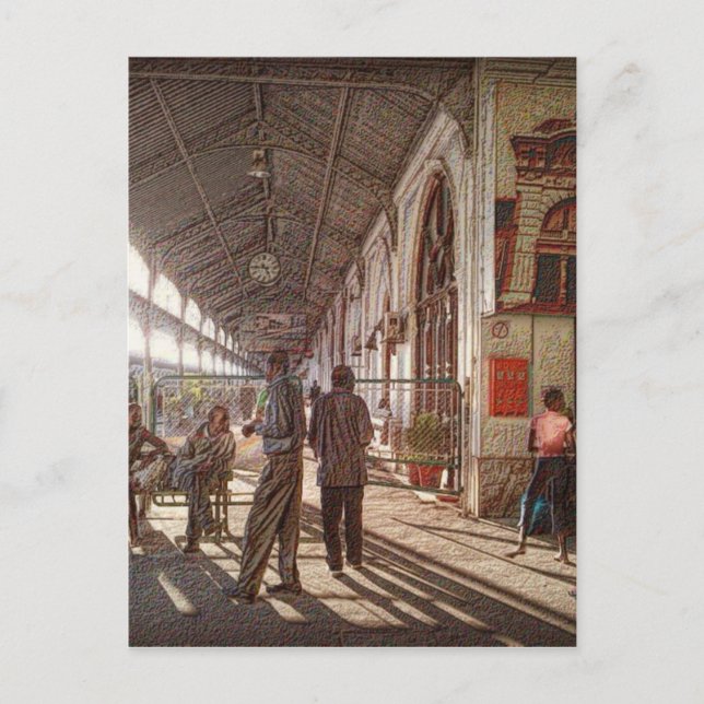 Bahnhof Maputo Postkarte (Vorderseite)