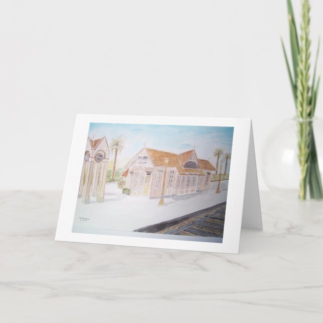 Bahnhof Menlo Karte (Vorderseite)