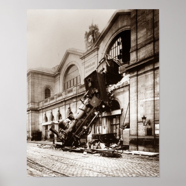 Bahnhof Montparnasse - 1895 Poster (Vorne)