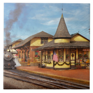 Bahnhof - New Hope Steam Railway Fliese