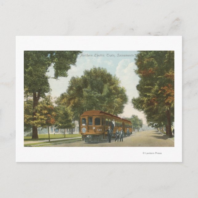 Bahnhof Nord-Electric 2 Postkarte (Vorderseite)