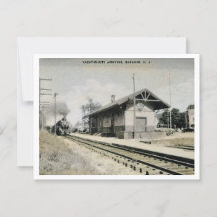 Bahnhof Oakland NJ Postkarte